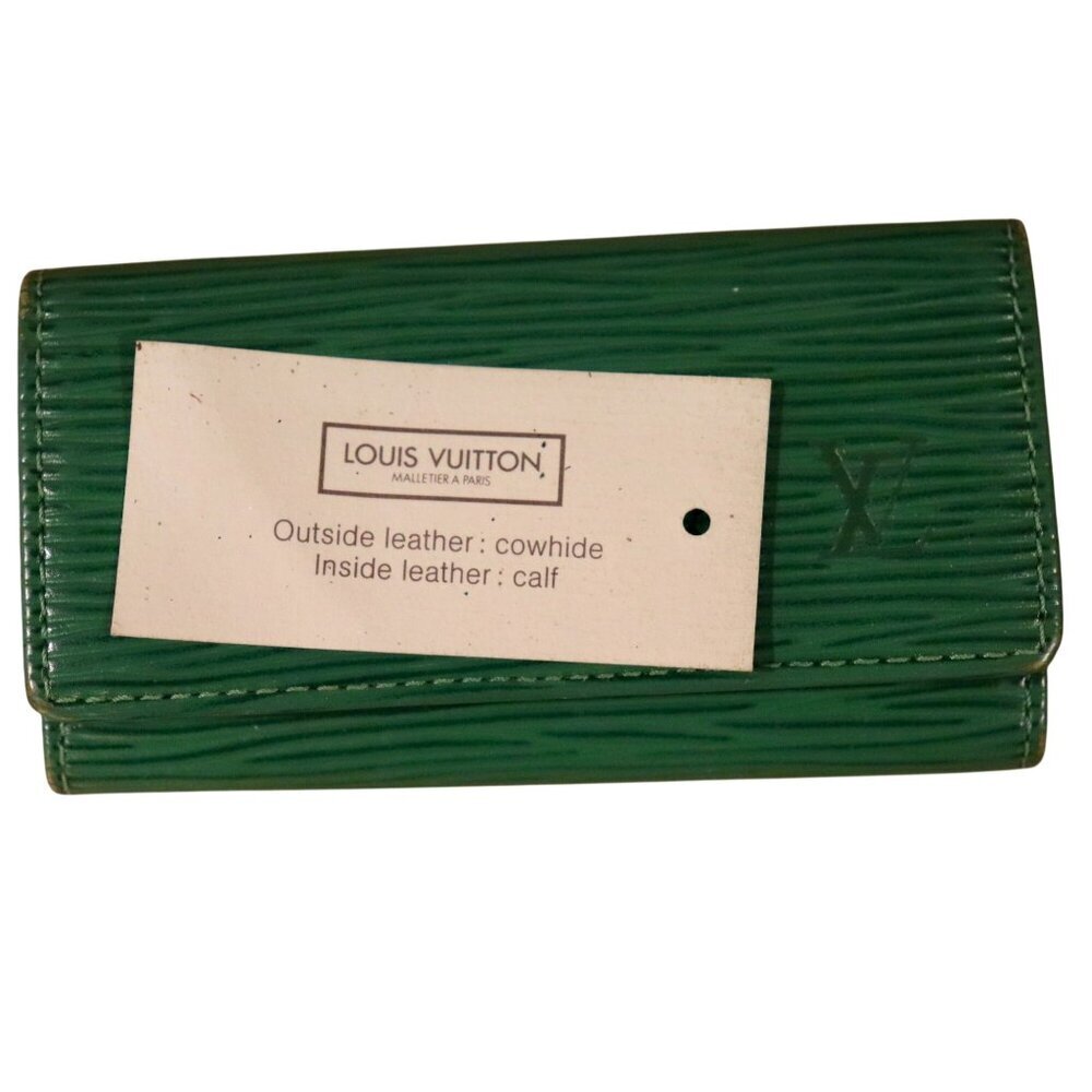 Louis Vuitton Green Epi Leather Key Holder Wallet With Gold Hardware - Picture 7 of 7